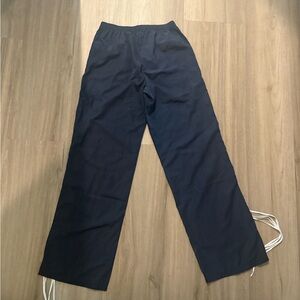 Edikted Navy Straight Leg Pants